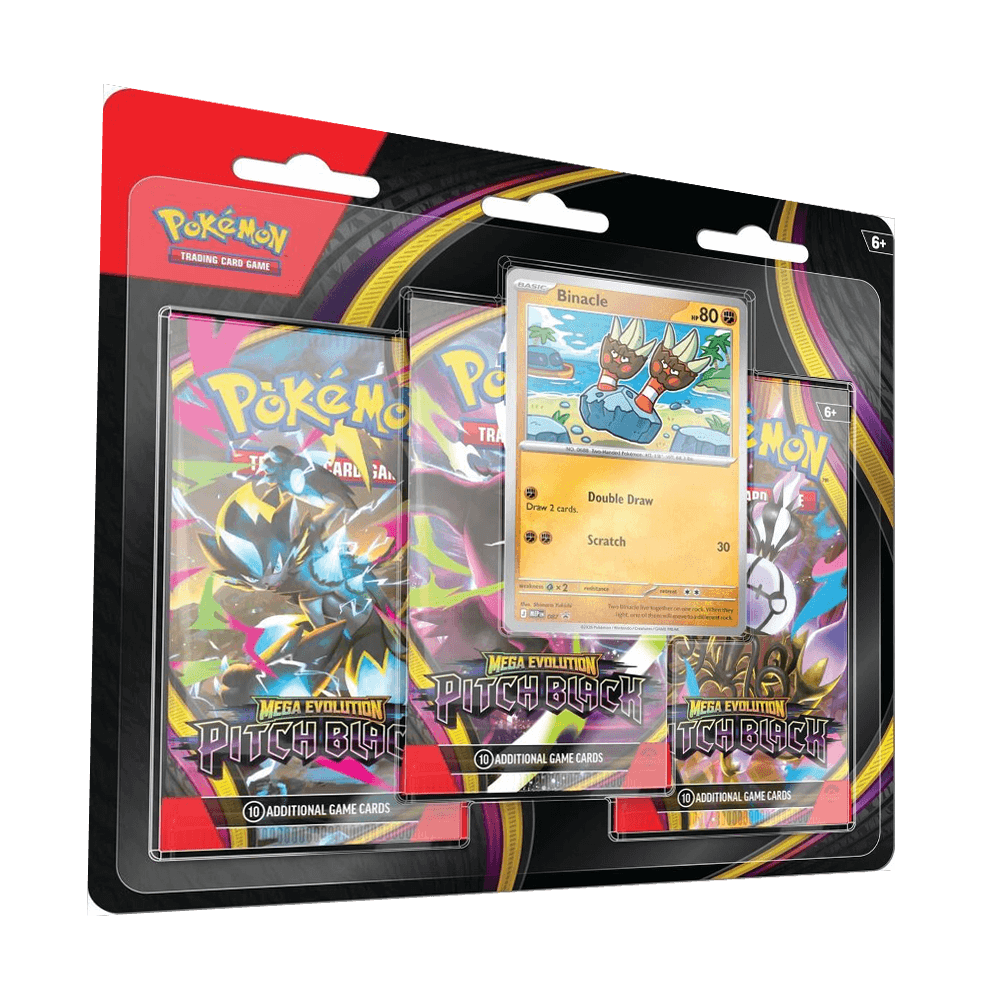 ME05 Pitch Black 3 Pack Blister